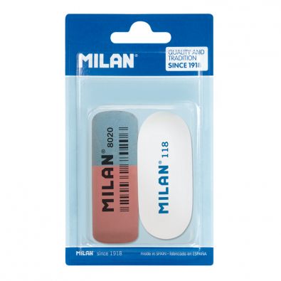 Caja 24 gomas nata® 624 con banda de celofán rosa • MILAN