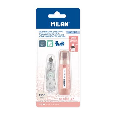 MILAN Display Cube 40 Cylindrical Correction Tapes 5 x6 M 1918 Series  Clear