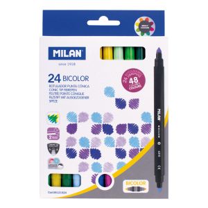 Rotuladores Punta Pincel Milan 24 colores – Artcants