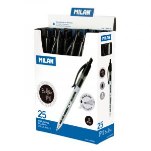 Milan P1 Touch - Bolígrafo, color negro : : Oficina y papelería
