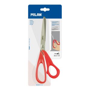 MILAN Blister Pack School Scissors Clear