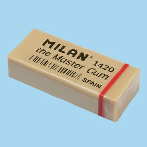 MILAN BTM10299 - Goma de borrar, 4 unidades