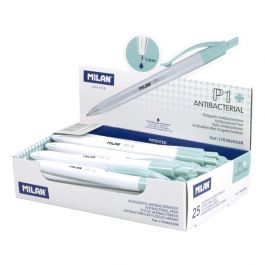  Milan P1 Touch Ball Point Pen, Box of 25, Blue : Office Products