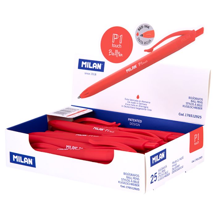 Display box 25 red P1 touch pens • MILAN