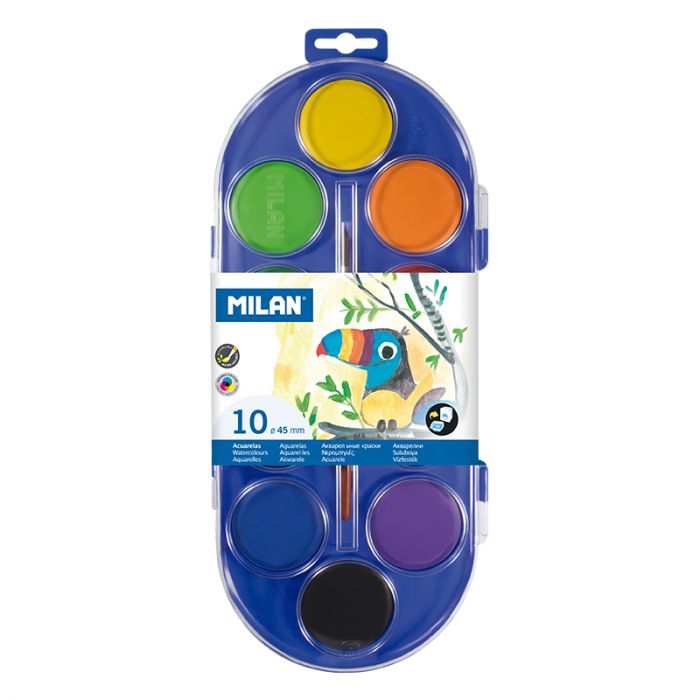 Milan Watercolor Tablet Set: 22 Colors