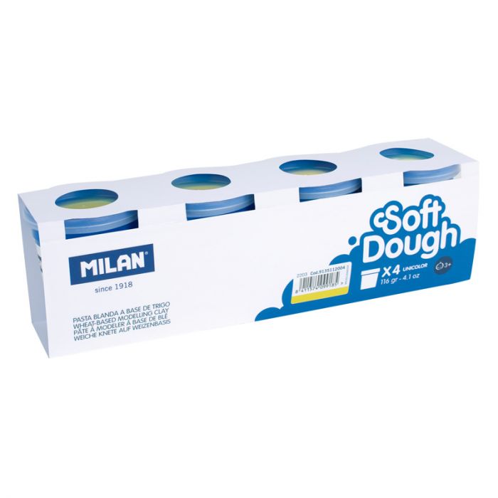 Maletín 4 botes 116 g pasta blanda Soft Dough con herramientas Casa de las  hamburguesas • MILAN