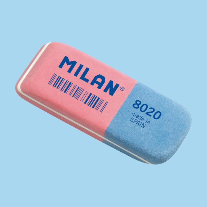 Goma de borrar Milan 8020