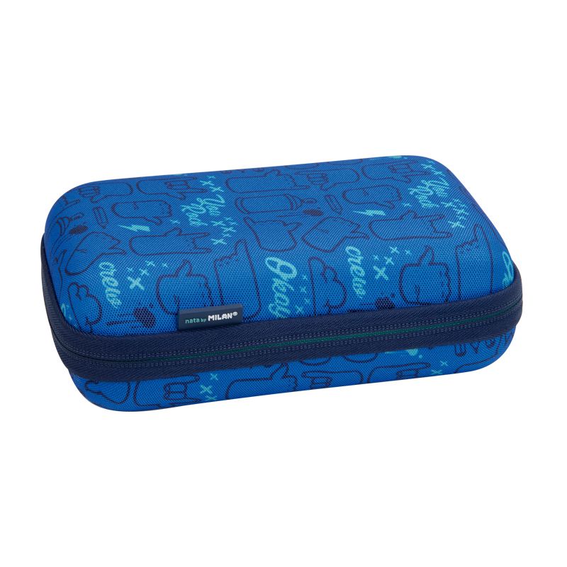 Black and blue pencil bag good