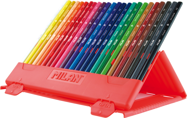 Milan Rubber Touch Color Pencils